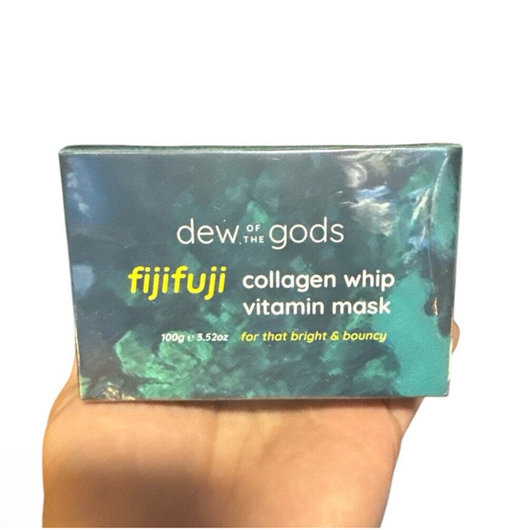 FIJIFUJI Dew of the Gods Collagen Whip Vitamin Mask 3.52 oz 100 g New exp 12/24 - Picture 1 of 3
